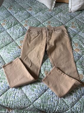 Goodfellow & Co Tan Straight-Leg Jeans